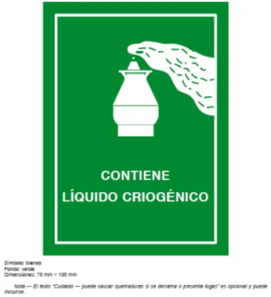 «Contiene líquido criogénico»
