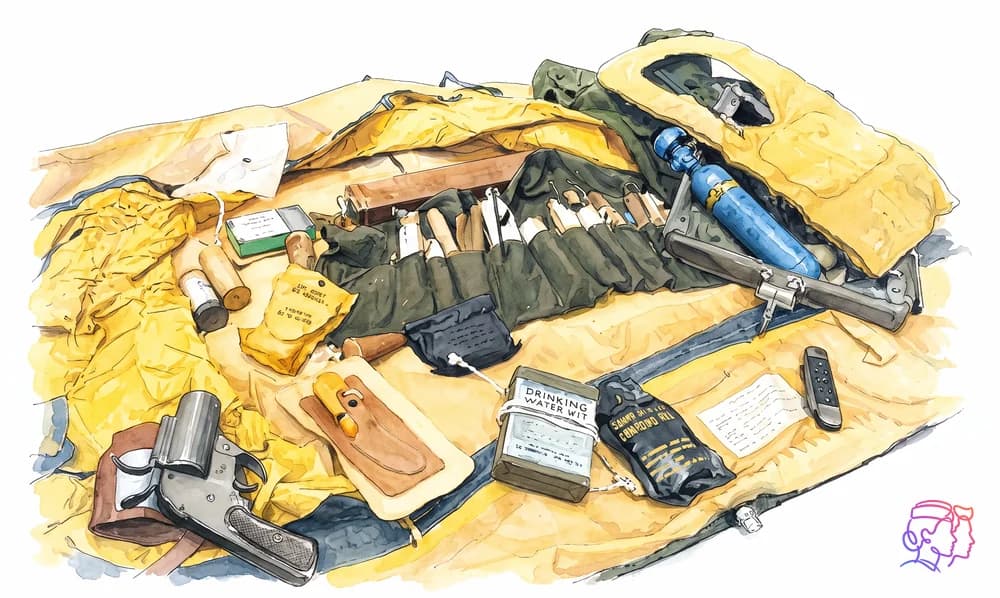 Kit de supervivencia de la balsa