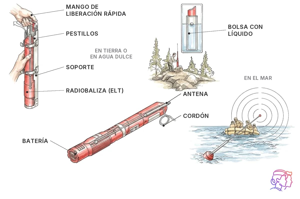 Funcionamiento de la ELT en tierra y en el agua