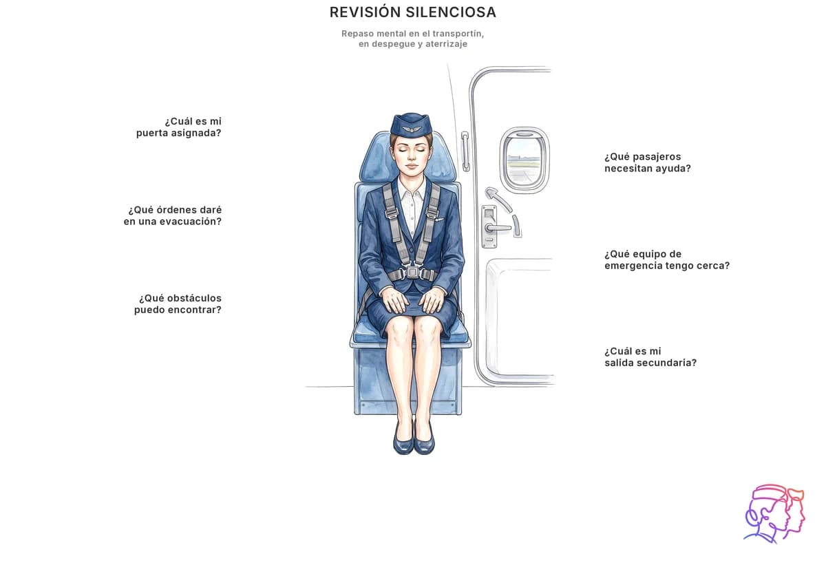 Silent review: lo que repasas antes del despegue