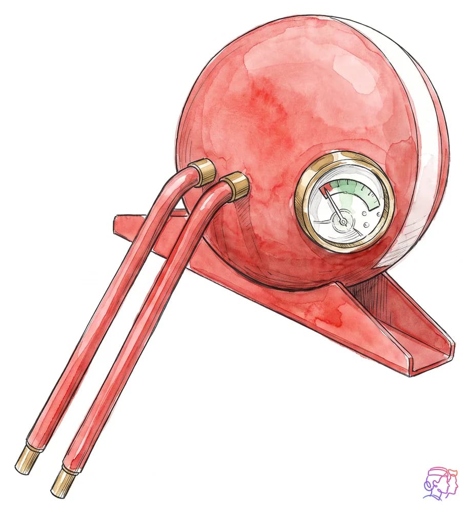 Extintor automático de la papelera