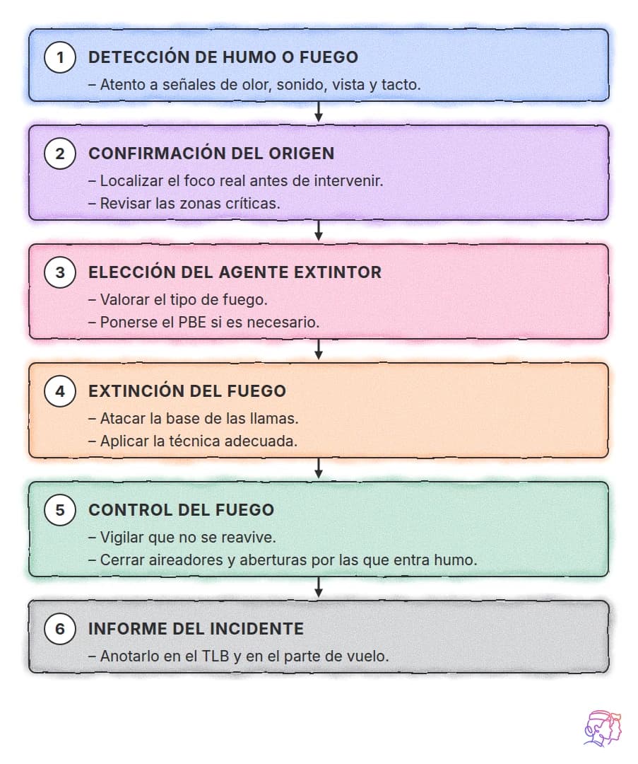 Técnicas de extinción de incendios
