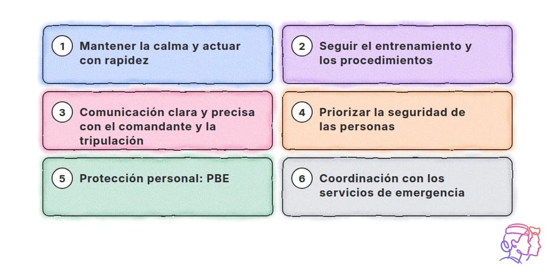 Buenas prácticas ante fuego y humo