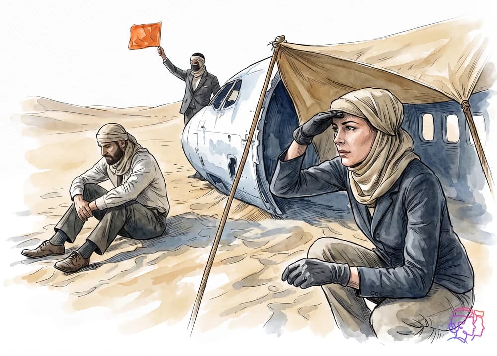 Supervivencia tras un aterrizaje en el desierto