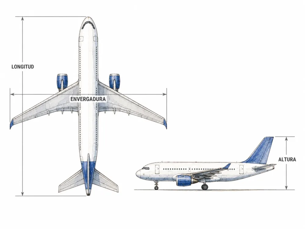 Las tres dimensiones del avión